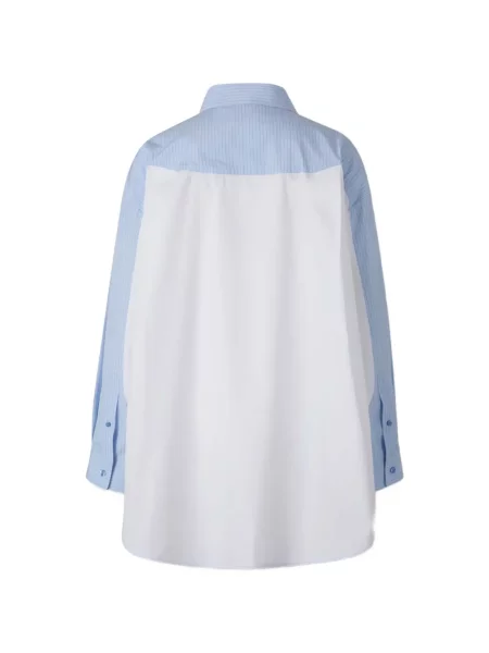 Cămașă Off-white cu broderie alb