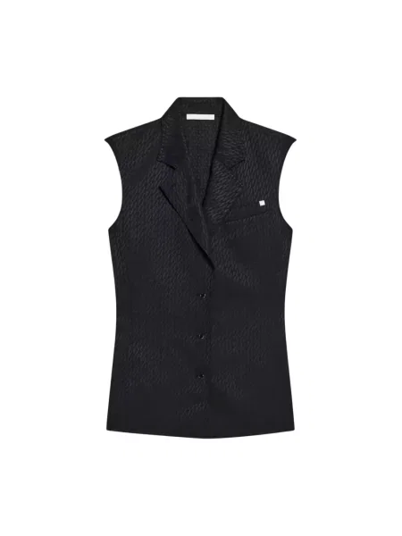 Kamizelka Helmut Lang wełniana czarna