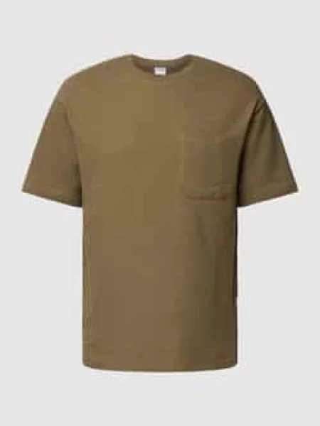 T-shirt z nakładaną kieszenią na piersi model ‘LOOSESAUL’ Selected Homme