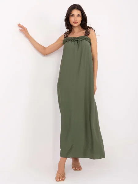 Rochie Italy Moda de costum kaki