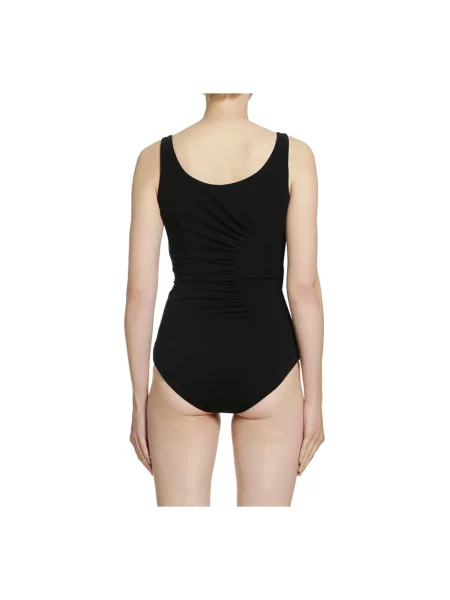 Top Amiri z falbankami czarny