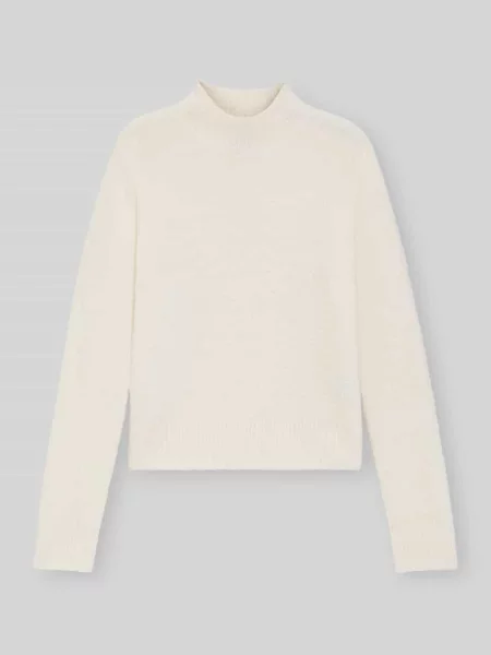 Sweter z dzianiny o kroju regular fit z mieszanki wełny i kaszmiru model ‘FUBRINA’ Boss beżowy