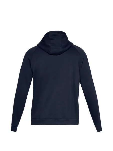 Fleece hoodie Under Armour με αυτόγραφο μπλε