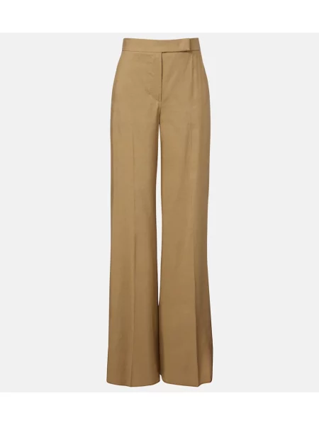 Pantaloni Max Mara de in bej