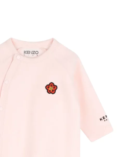 Piżama dziecięca Kenzo różowa