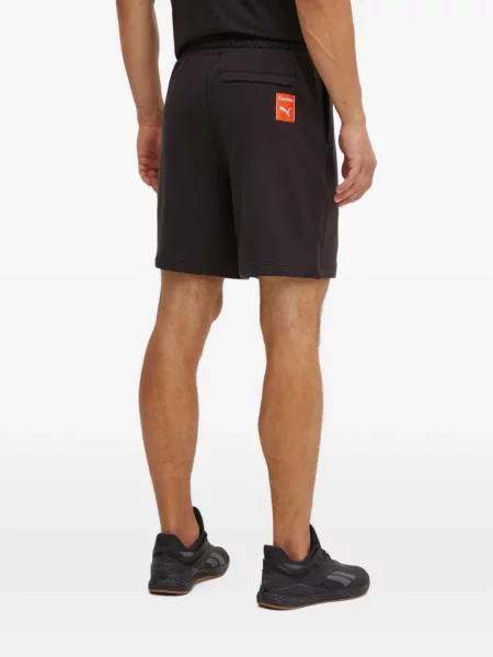 Pantaloni scurți Puma cu imagine negru