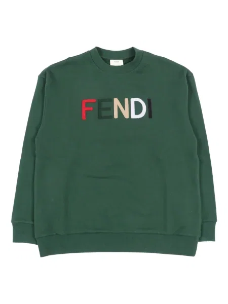 Bluza dziecięca Fendi zielona