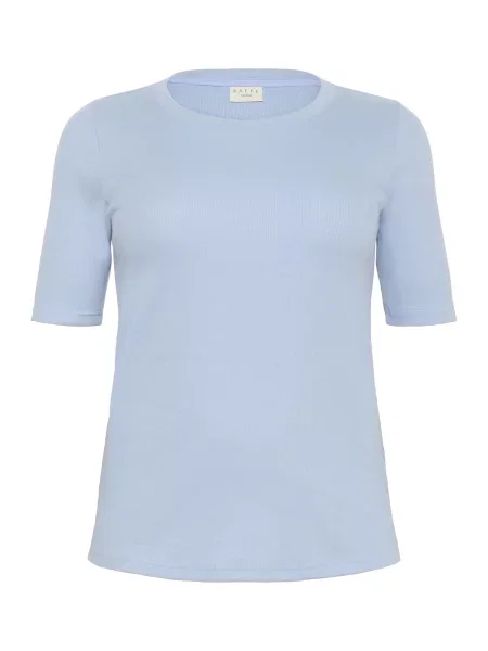 KAFFE CURVE Tricou Carina azuriu