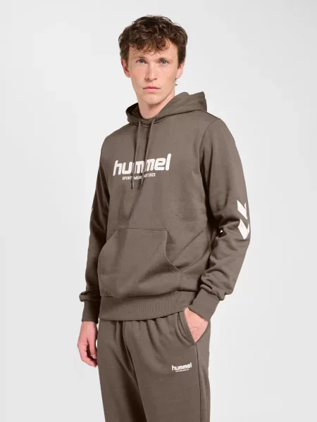 Bluza z kapturem Hummel Legacy brązowa