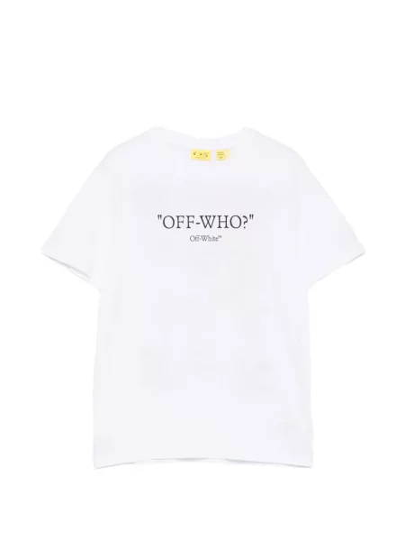 Koszulka dziecięca Off-white biała