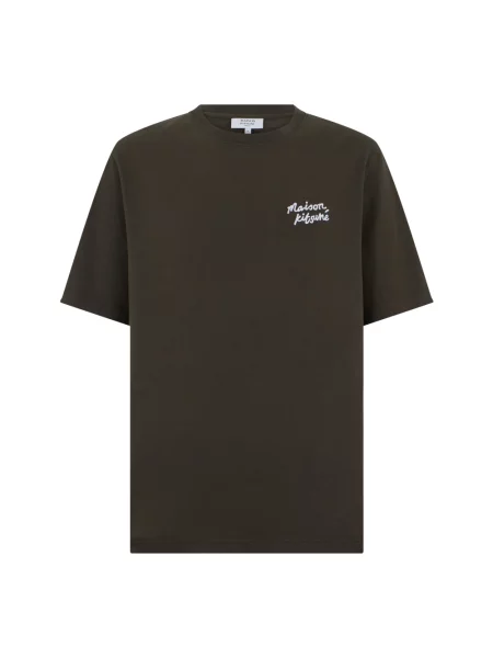 Koszulka Maison Kitsune z logo brązowa