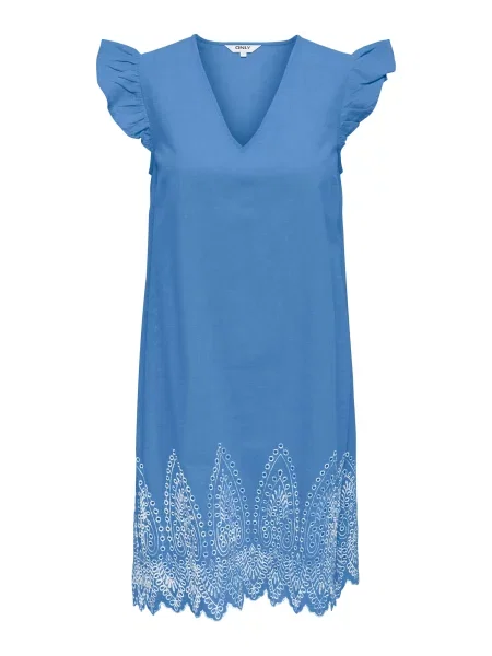 ONLY Rochie de vară ONLTULUM albastru alb