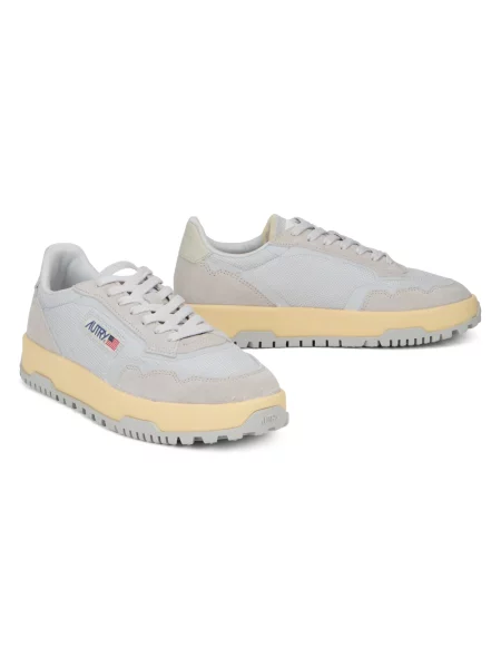 Sneakersy Autry skórzane szare