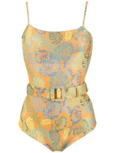 Costum de baie Amir Slama cu imagine portocaliu
