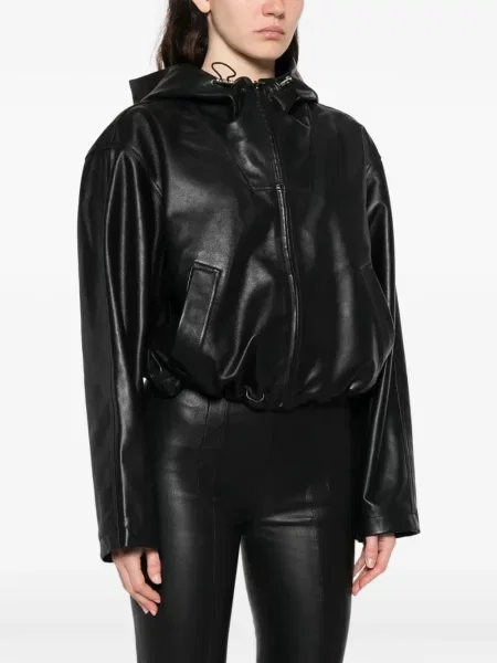 Geacă Iro cu glugă negru