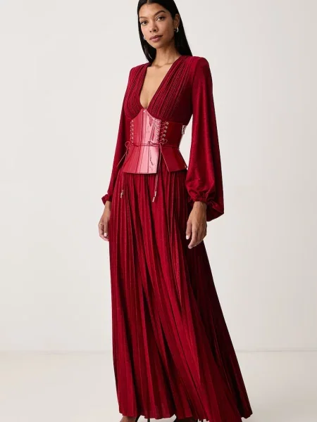 Elisabetta Franchi rochie cu vâscoză