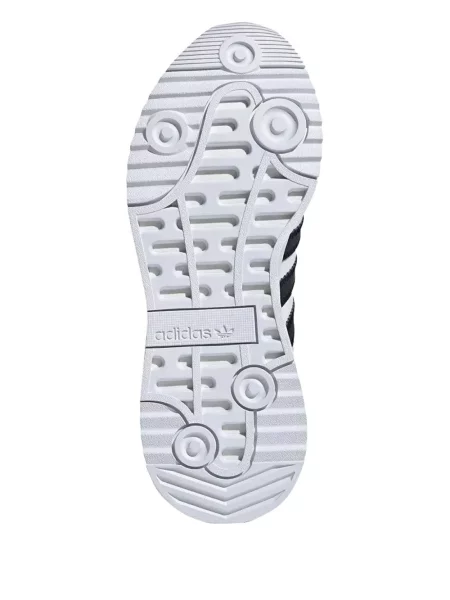 Top Adidas alergare cu decolteu în V alb