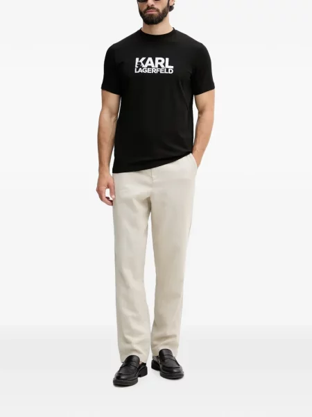Tricou Karl Lagerfeld cu imagine negru