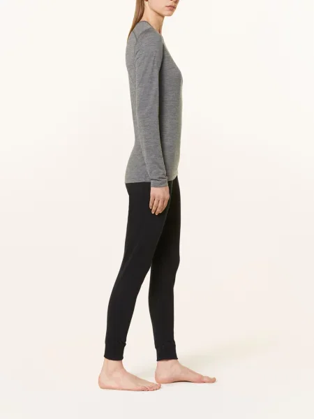 Spodnie termoaktywne ODLO Merino Bl Bottom black czarne