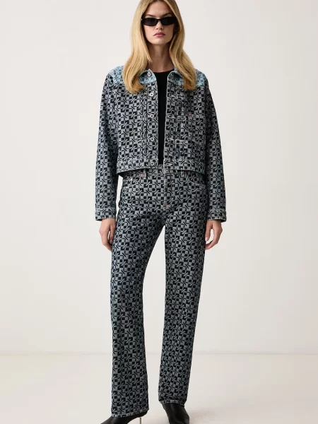 Kenzo blugi regular pentru femei albastru