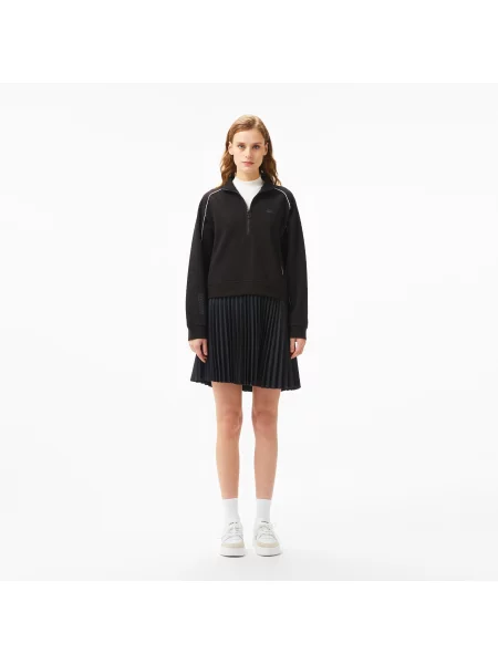 Расклешенное платье Lacoste черное