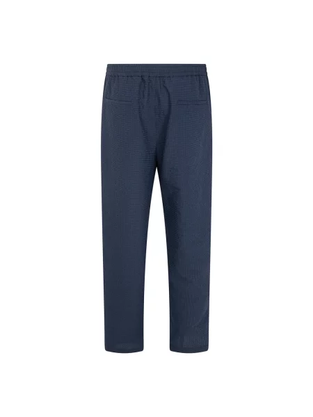 Spodnie Emporio Armani niebieskie