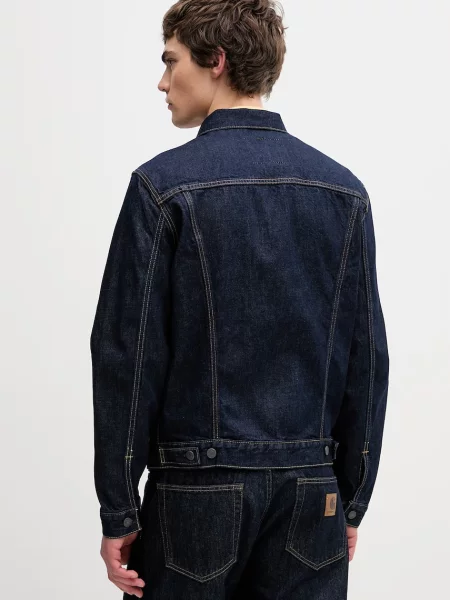 Levi's kurtka jeansowa THE TRUCKER JACKET granatowa