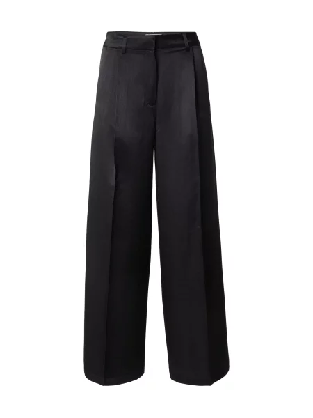 Monki Pantaloni cutați negru
