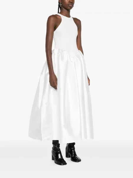 Sukienka midi Marques'almeida do kolan garniturowa biała