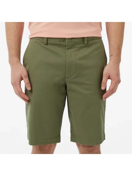 Lacoste Szorty Slim Fit Khaki zielony