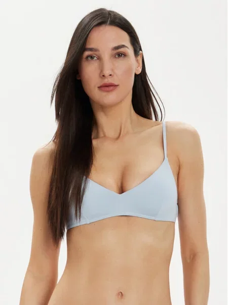 Tommy Hilfiger Góra od bikini Błękitny niebieskie