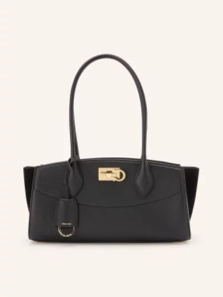 Ferragamo Kabelka The New Studio Soft černá