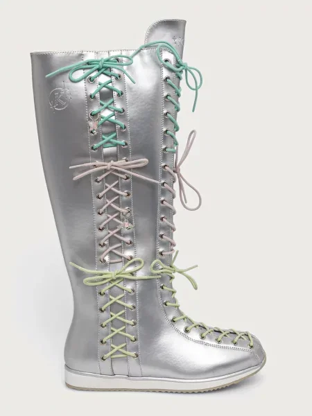 Мереживні довгі кеди Koi Footwear на шнурівці