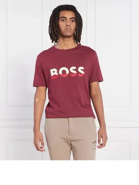 BOSS GREEN Póló Tee 1 zöld