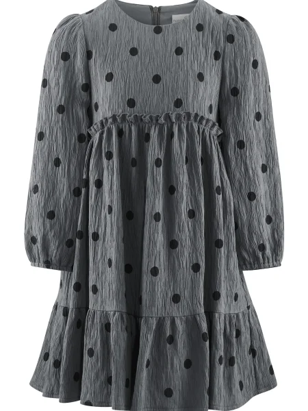 Happy girls Rochie metalic / grafit gri