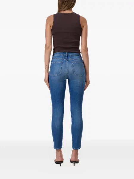 Blugi skinny Closed Skinny Pusher skinny fit albastru