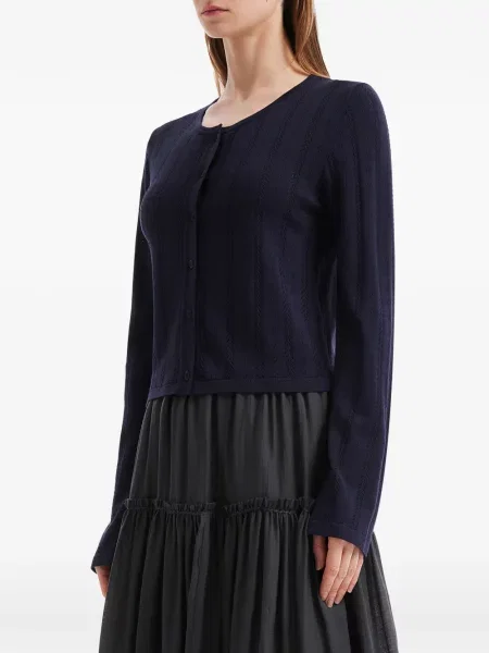 Cardigan Tout A Coup tricotate albastru
