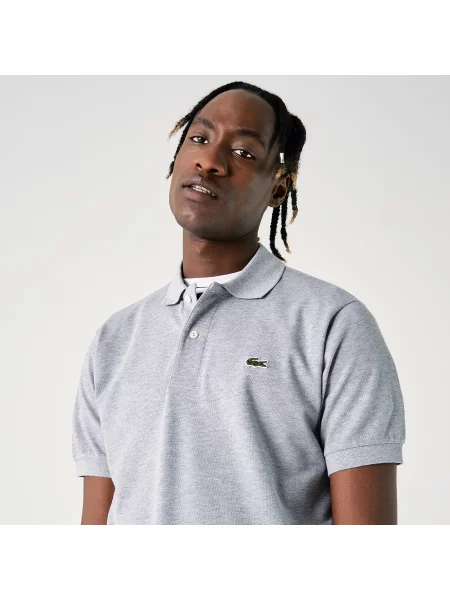 Lacoste Koszulka Polo Marl Classic Fit szary