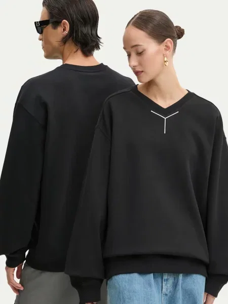 Y/Project bluza Y CHROME SWEATSHIRT z aplikacją czarny
