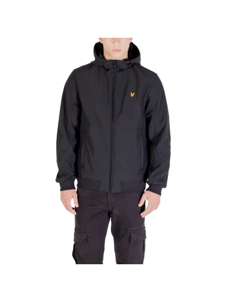 Fleecová fleecová mikina Lyle & Scott čierna