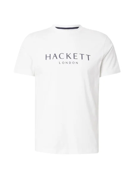 Hackett London Marškinėliai juoda balta
