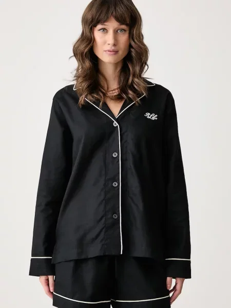 Lauren Ralph Lauren пижама от две части дамска от черно