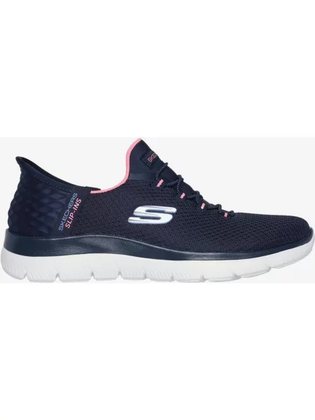 Buty do biegania Skechers Slip-Ins Summits Diamond Dream granatowy różowy 36 niebieskie