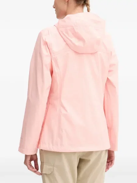 Geacă Columbia Sportswear cu glugă roz