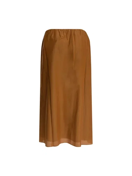 Spódnica maxi Loulou De Saison brązowa