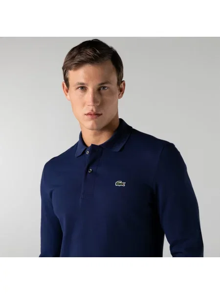 Lacoste поло синє