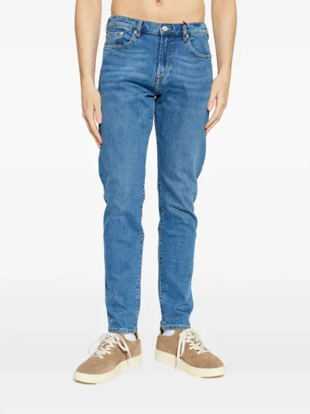 Blugi Ps Paul Smith cu 5 buzunare albastru