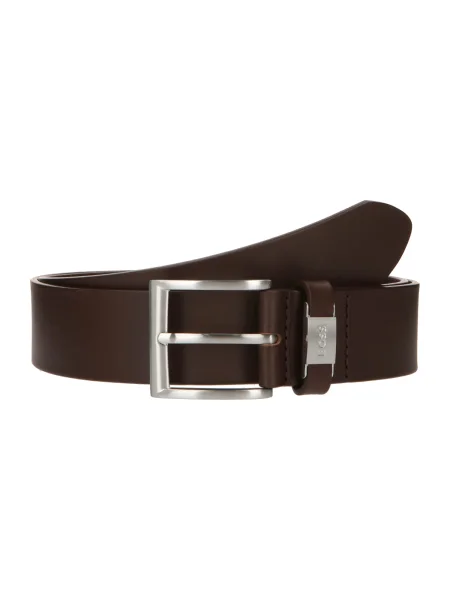 BOSS curea de piele barbati negru maro