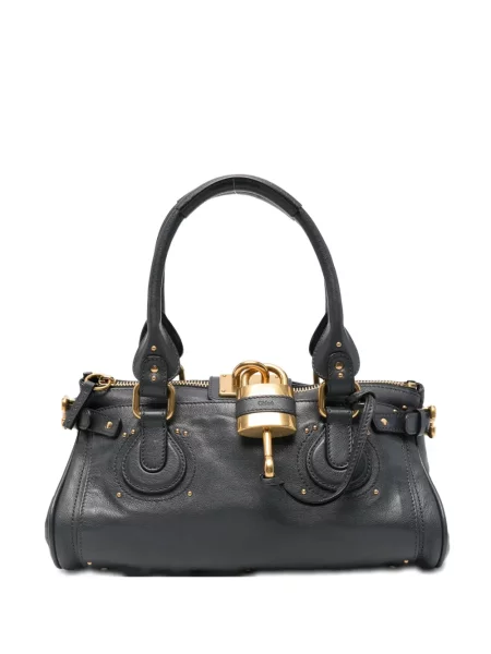 Geanta de piele Chloé din piele negru