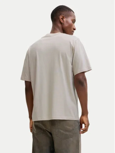 JACK & JONES Tričko JJEDenver svetlosivá / čierna sivá